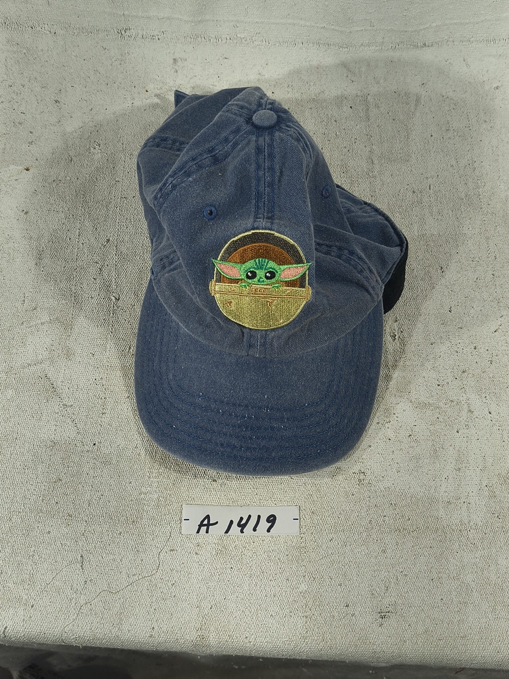 Star Wars Denim Adjustable Cap with Grogu Embroidered Patch